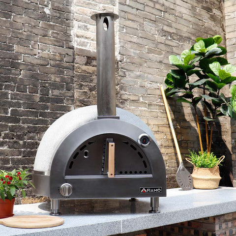 Fiamo Tabletop Version 800mm Diameters Gas Clay Pizza Oven