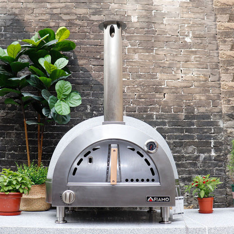 Fiamo Tabletop Version 800mm Diameters Gas Clay Pizza Oven