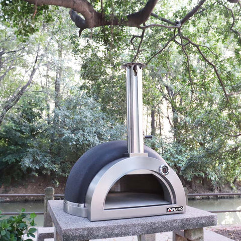 Fiamo Tabletop Version 800mm Diameters Wood Fired Clay Pizza Oven