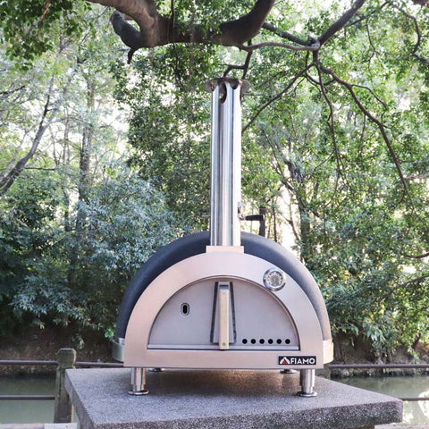 Fiamo Tabletop Version 800mm Diameters Wood Fired Clay Pizza Oven