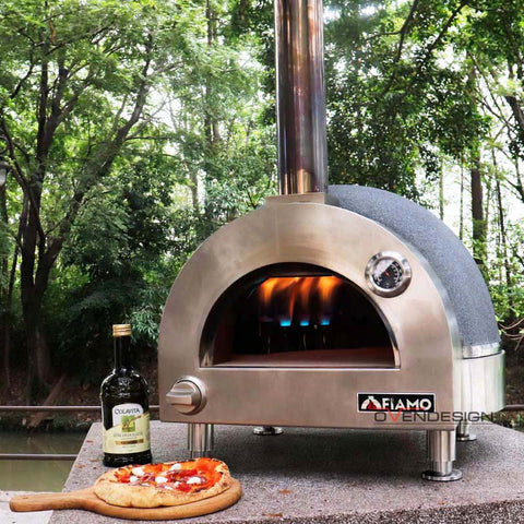 Fiamo Tabletop Version 600mm Diameters Gas Clay Pizza Oven