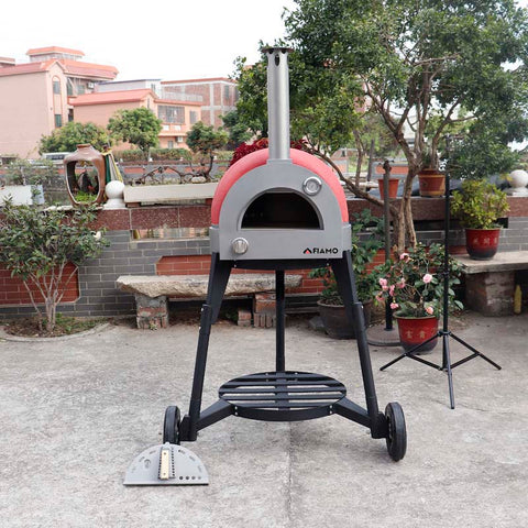 Fiamo Mobile Version 600mm Diameters Gas Clay Pizza Oven