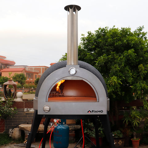 Fiamo Mobile Version 600mm Diameters Gas Clay Pizza Oven