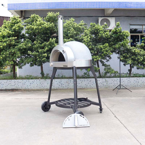 Fiamo Mobile Version 800mm Diameters Gas Clay Pizza Oven