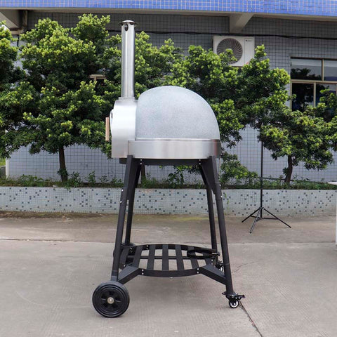 Fiamo Mobile Version 800mm Diameters Gas Clay Pizza Oven