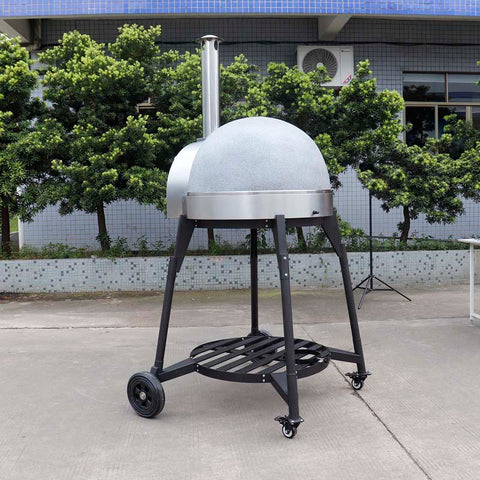 Fiamo Mobile Version 800mm Diameters Gas Clay Pizza Oven