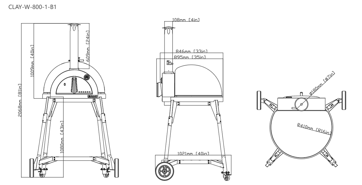 CLAY-W-800-1-B1 SIZE CLAY-W-800-1-B1 SIZE
