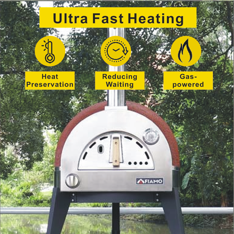 FIAMO Clay Pizza Oven CLAY-G-600-1 (2)