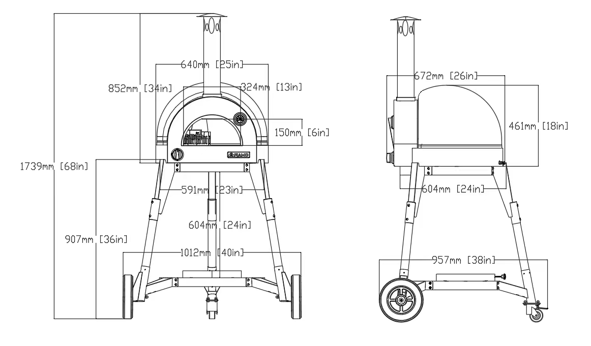 FIAMO Clay Pizza Oven CLAY-G-600-1 (2)