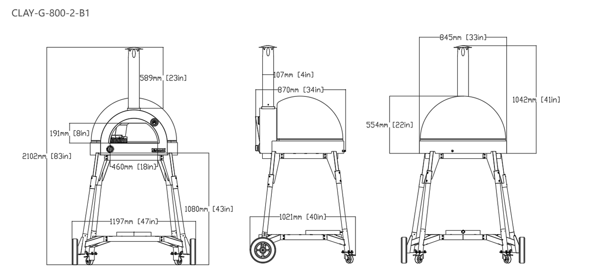 CLAY-G-800-1-B1 Size CLAY-G-800-1-B1 Size