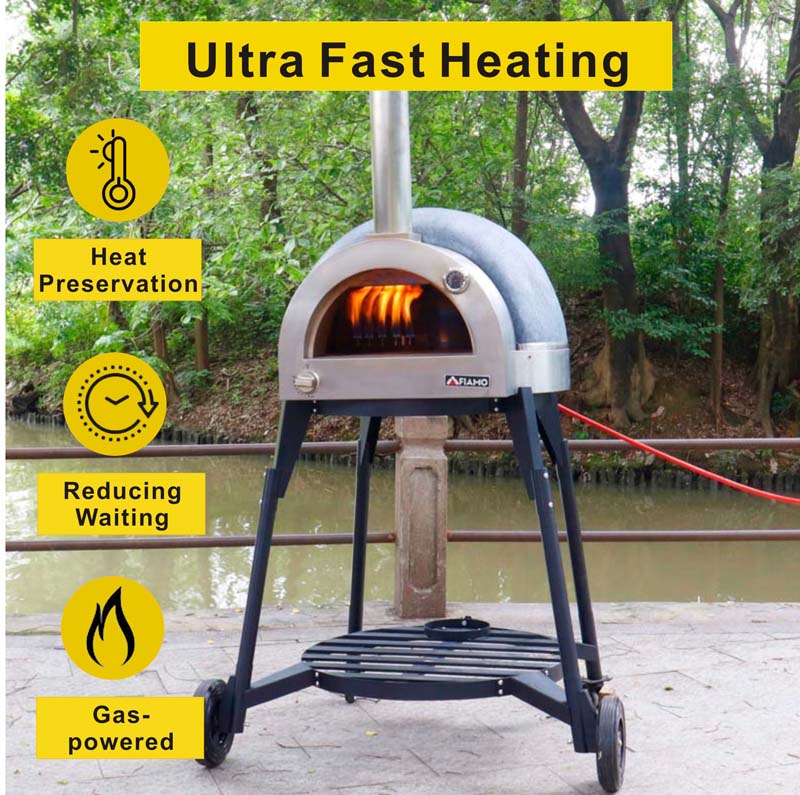 Gas Clay Pizza Oven (4) Gas Clay Pizza Oven (4)