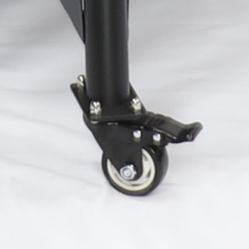 Wheeled base with locking casters