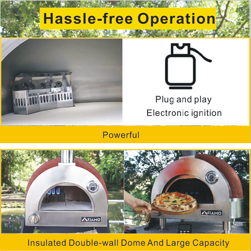FIAMO Clay Pizza Oven CLAY-G-600-1 (1) FIAMO Clay Pizza Oven CLAY-G-600-1 (1)