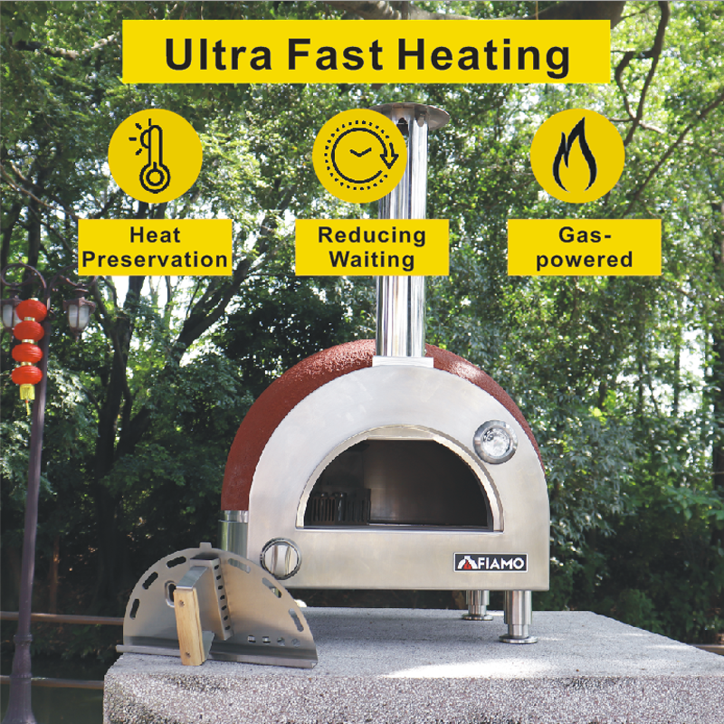 FIAMO Clay Pizza Oven CLAY-G-600-1 (3) FIAMO Clay Pizza Oven CLAY-G-600-1 (3)