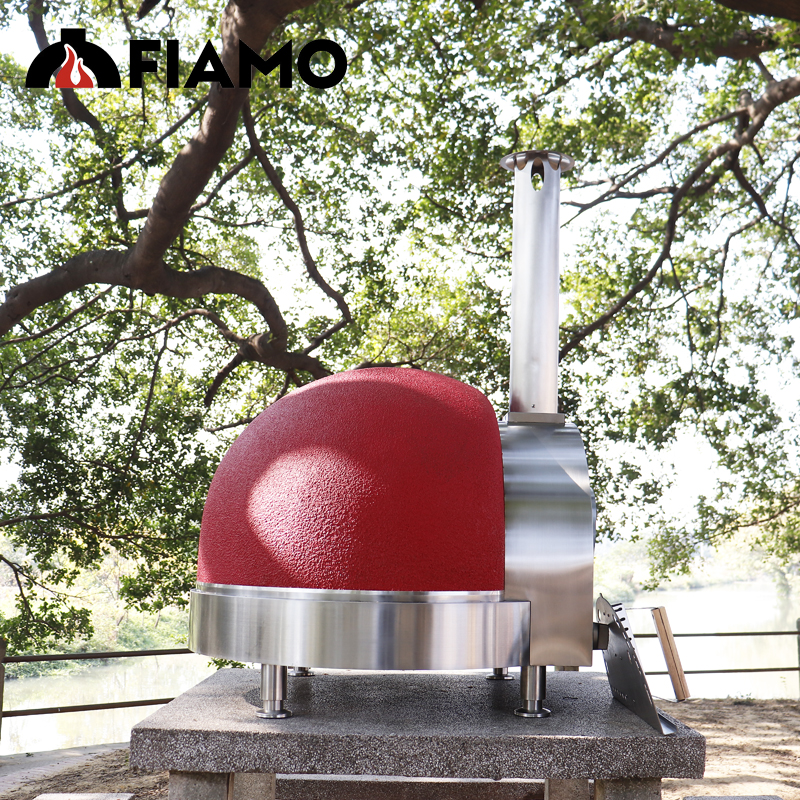 FIAMO MAXI Tabletop Version Gas Clay Pizza Oven Tandoor Dome Oven For Sale - Image 8