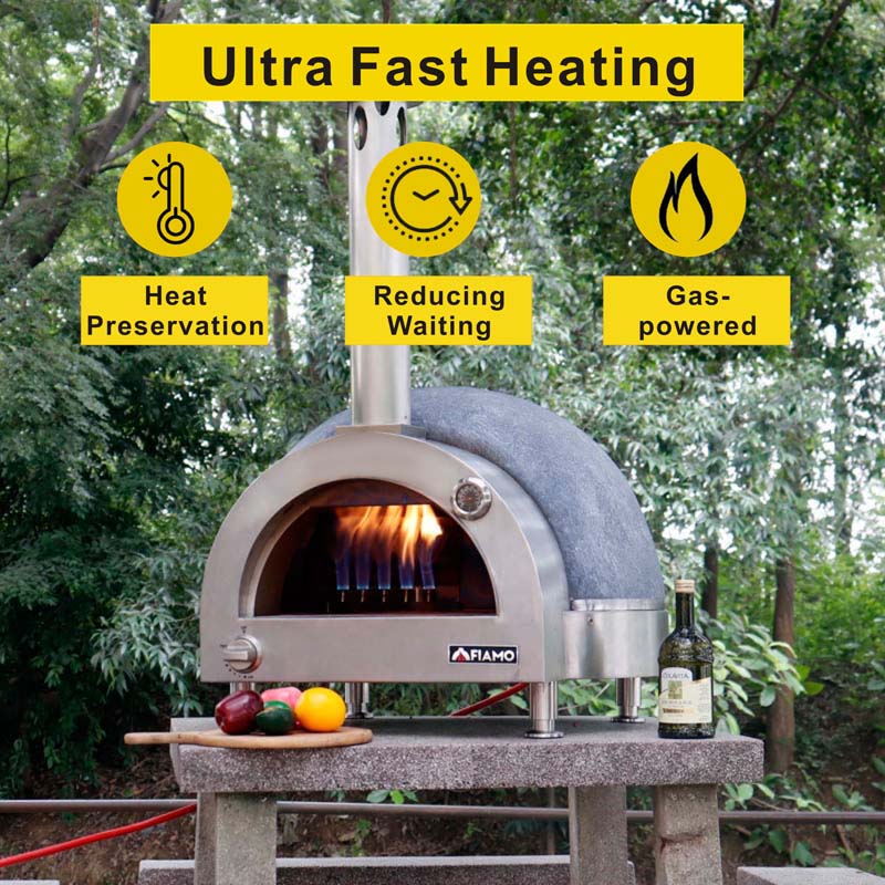 Gas Clay Pizza Oven (6) Gas Clay Pizza Oven (6)