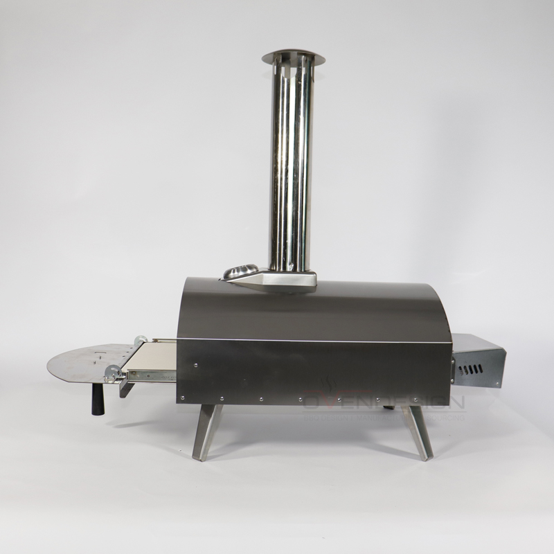 Gas Powered Pizza Oven With Pull-Out Drawer,Portable Pizza Oven