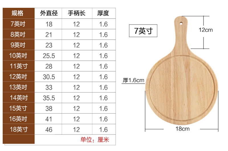 Rubber Wood Pizza Peel Rubber Wood Pizza Peel .