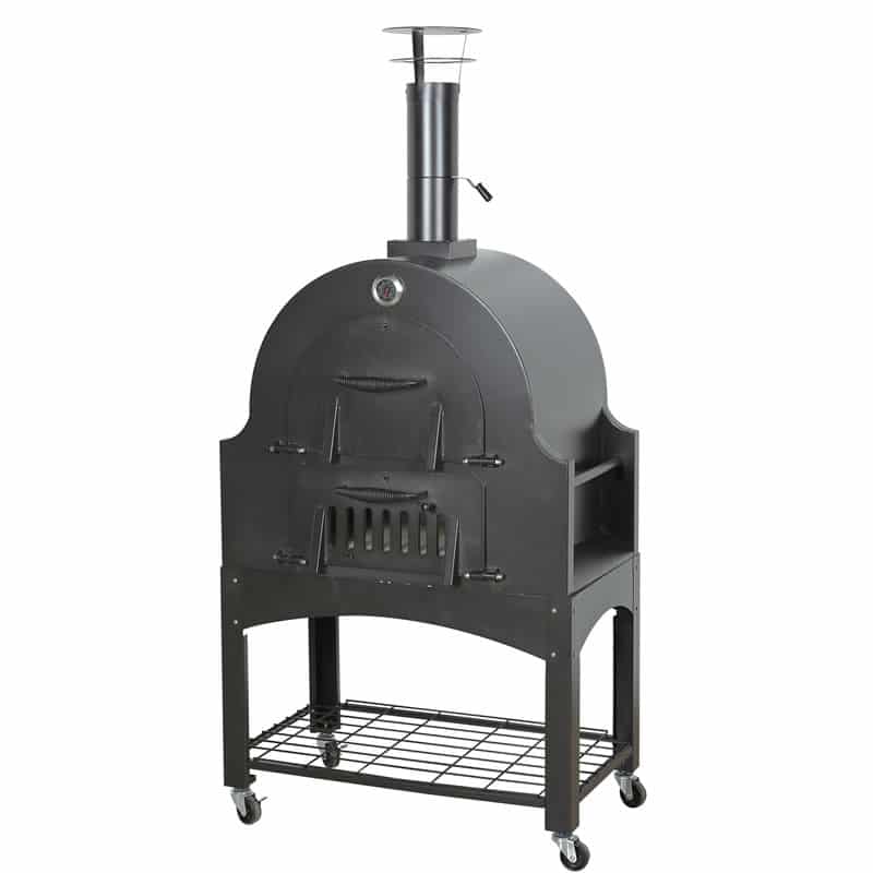 Outdoor Pizza Oven，Wood Fired Double Door Pizza Oven