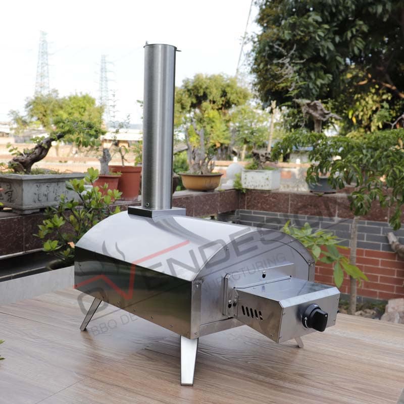 Portable Gas Outdoor Pizza Oven, Stainless Steel Outdoor Pizza Oven QQG-1-S