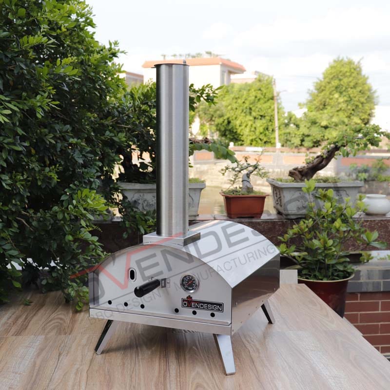 Portable Gas Outdoor Pizza Oven, Stainless Steel Outdoor Pizza Oven QQG-1-S