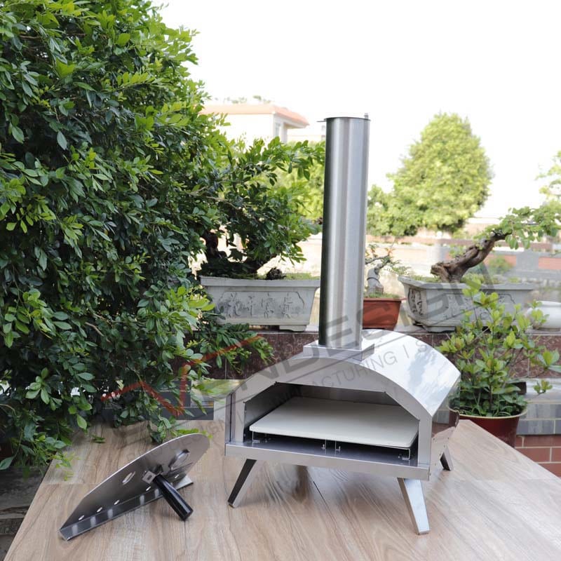 Portable Gas Outdoor Pizza Oven, Stainless Steel Outdoor Pizza Oven QQG-1-S