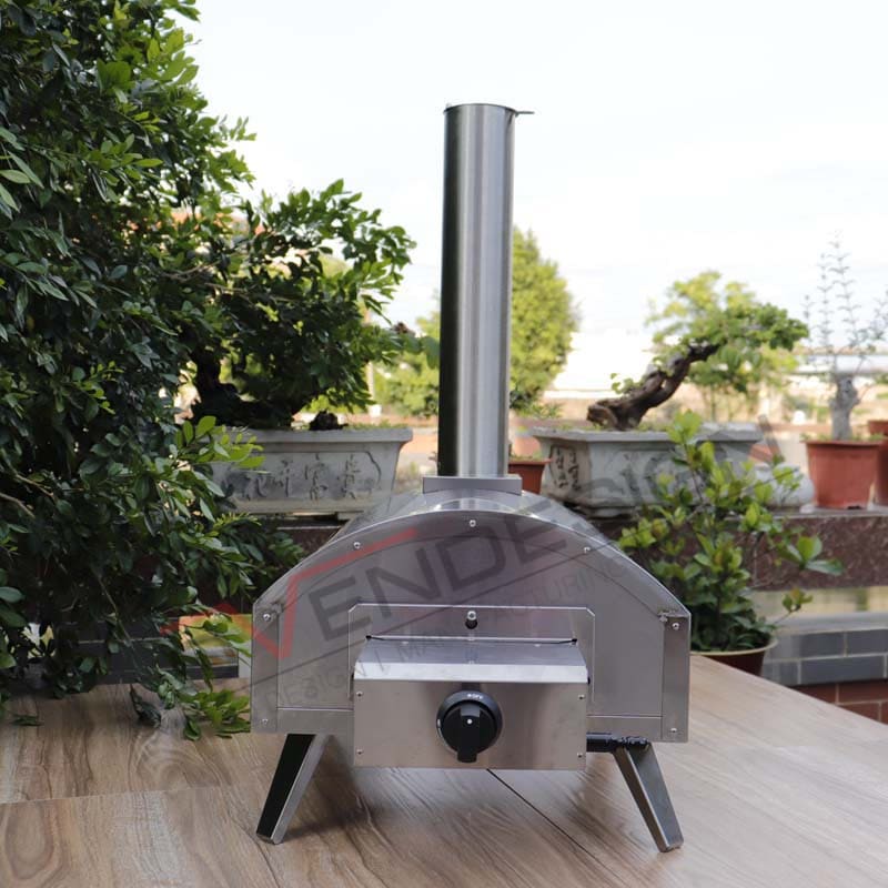 Portable Gas Outdoor Pizza Oven, Stainless Steel Outdoor Pizza Oven QQG-1-S