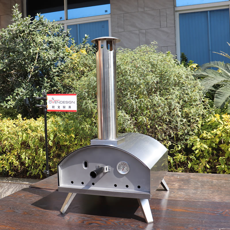 Portable Gas Outdoor Pizza Oven, Stainless Steel Outdoor Pizza Oven QQG-2-S