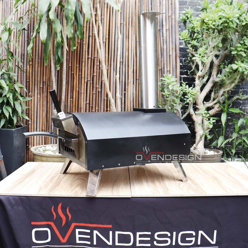 Outdoor Portable Powder Coated+Stainless Steel Wood-fired Pizza Oven