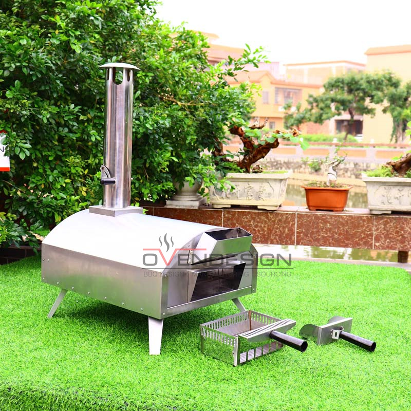 Outdoor Stainless Steel Charcoal Pellet Pizza Ovens For Sale