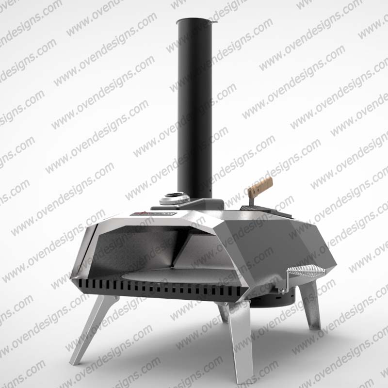 Crab Horn Shape Manually Rotate Wood-fire Pizza Oven With Blower CRAB-WR-PB-1 (1) Crab Horn Shape Manually Rotate Wood-fire Pizza Oven With Blower CRAB-WR-PB-1 (1)