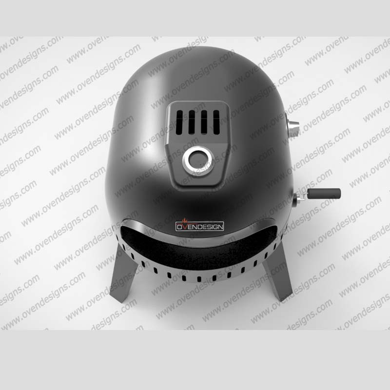 GE-G-PR-1(2) Goose Egg Shape Gas Type Manually Rotate Pizza Oven GE-G-PR-1(2)