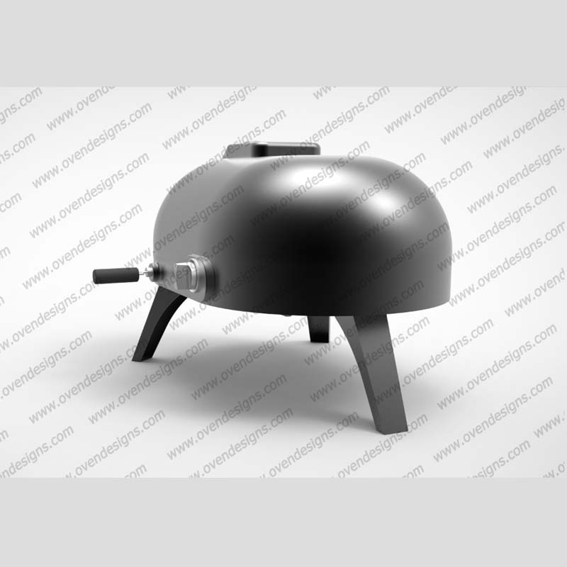 Goose Egg Shape Gas Type Manually Rotate Pizza Oven GE-G-PR-1(4) Goose Egg Shape Gas Type Manually Rotate Pizza Oven GE-G-PR-1(4)