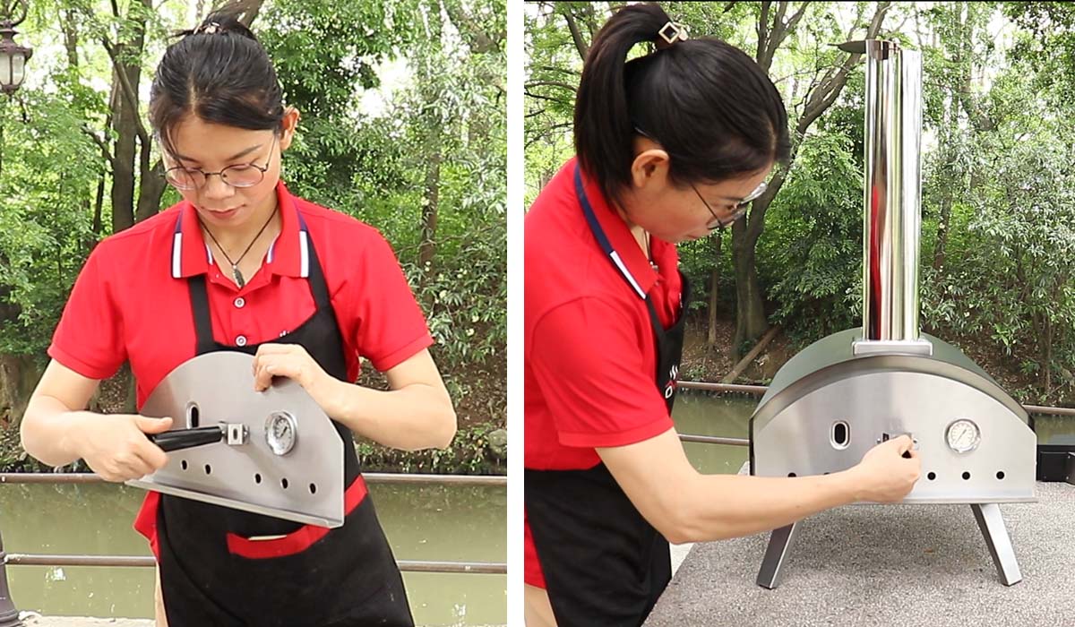 How to Install the Multi-fuel Pizza Oven (10) How to Install the Multi-fuel Pizza Oven (10)