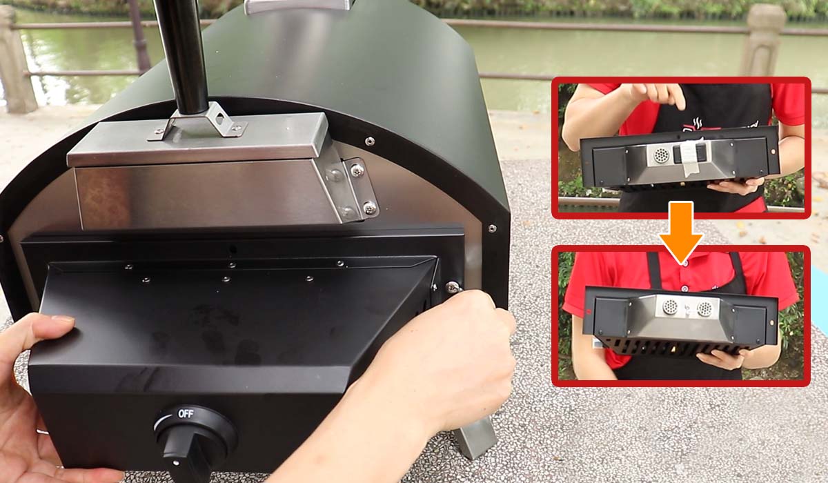 How to Install the Multi-fuel Pizza Oven (13) How to Install the Multi-fuel Pizza Oven (13)