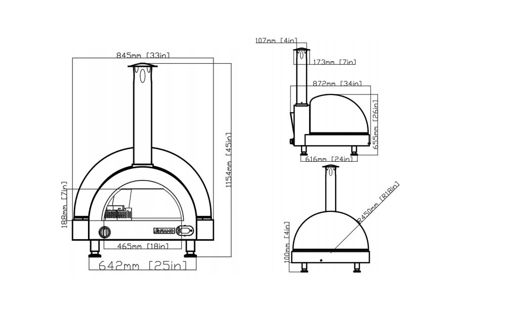FIAMO Gas Clay Pizza Oven (1) FIAMO Gas Clay Pizza Oven (1)