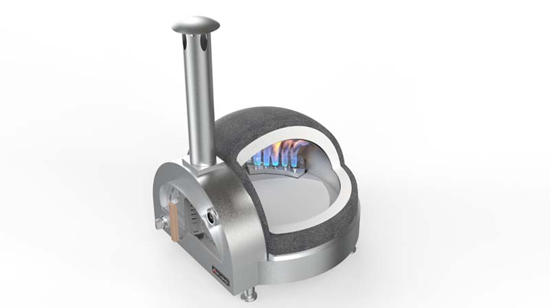 FIAMO Gas Clay Pizza Oven 2 FIAMO Gas Clay Pizza Oven 2