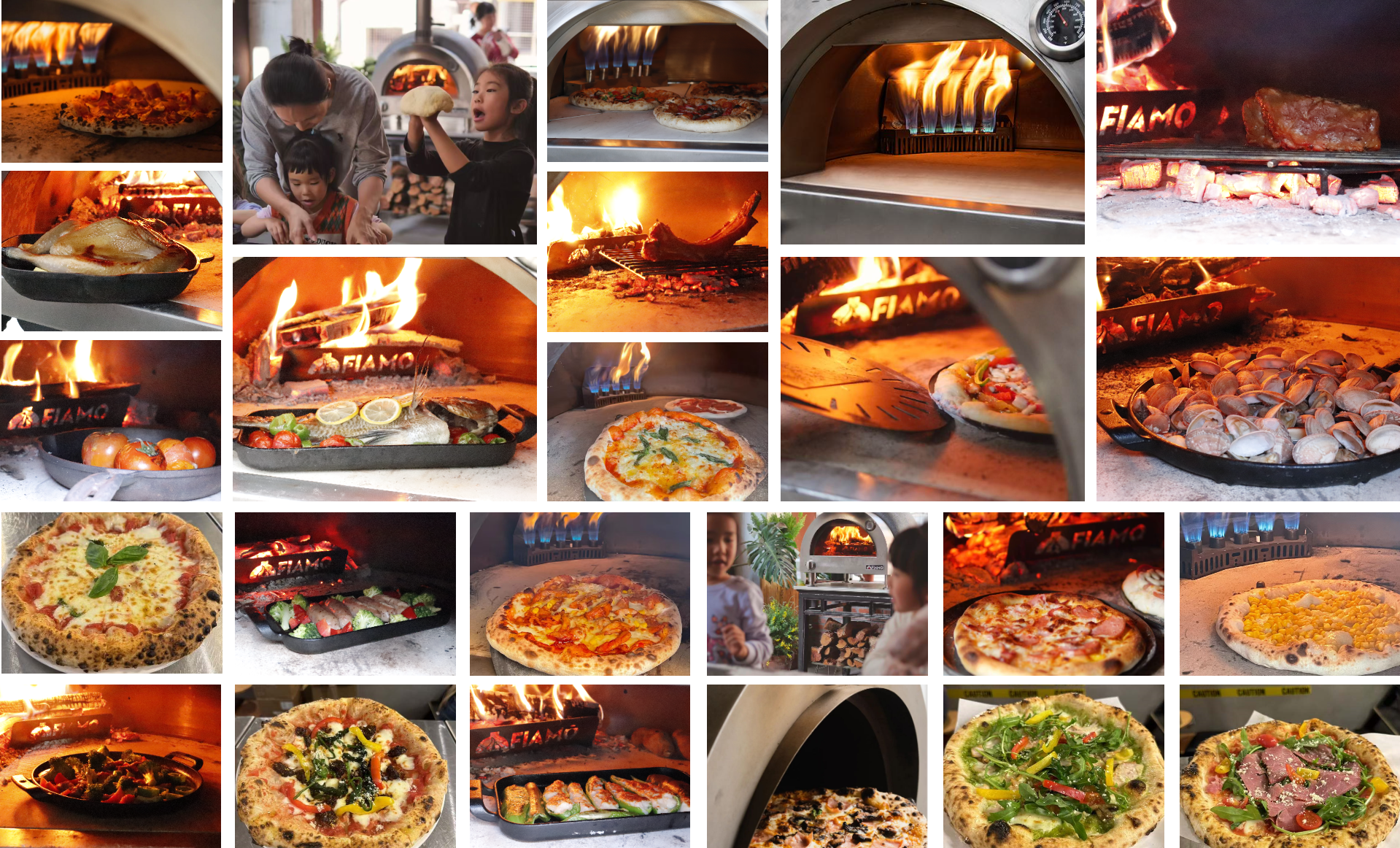 fiamo pizza oven cooking food